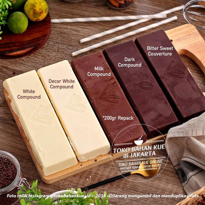 

Kualitas Terjamin Tulip White Chocolate Compound 1Kg Cokelat Batang Putih Coklat Baking