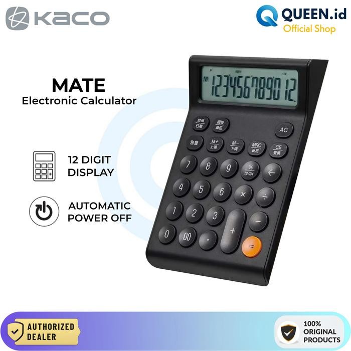 

GotSeef Kaco Lemo Mijia Calculator Kalkulator 12 Digit Display - Desk