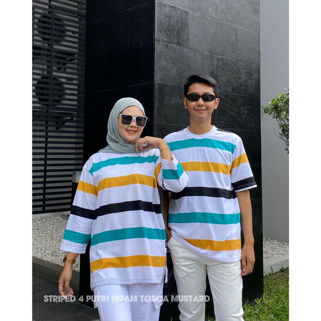 Kaos Couple Tisert Pasangan Dewasa Oversize Korean Style Pakaian Suami Istri Kaus Capel Terbaru 2025