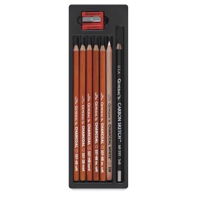 

Generals Charcoal Pencil Set (8 Pcs) #Gratisongkir
