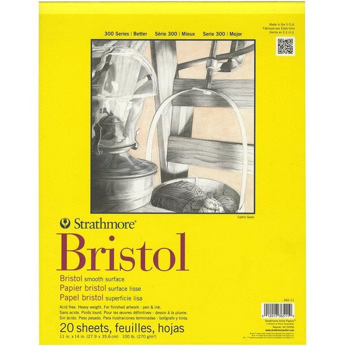 

Strathmore 300 Series Bristol 11" X 14" - 20 Sheets #Gratisongkir