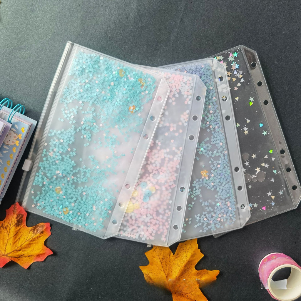 

A5 A6 Pink Pvc Zip Bag Hand Book Storage Document Bag Information Notepad Business Card Book
