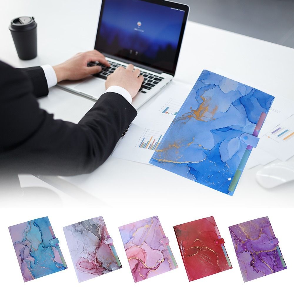 

Multi Layered Document File Folder Paintings Collection Book Archives Bag Binder Contract Clamp Pp