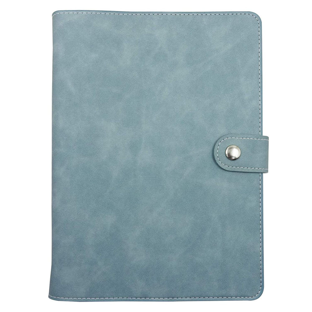 

A5 Size Pu Leather Notebook Binder, Refillable 6 Round Ring Binder Cover For A5 Filler Paper,