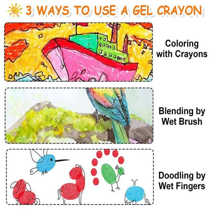 

Crayon Graps 48 Warna Mata Sedang Water Soluble Crayon Krayon Lembut #Gratisongkir