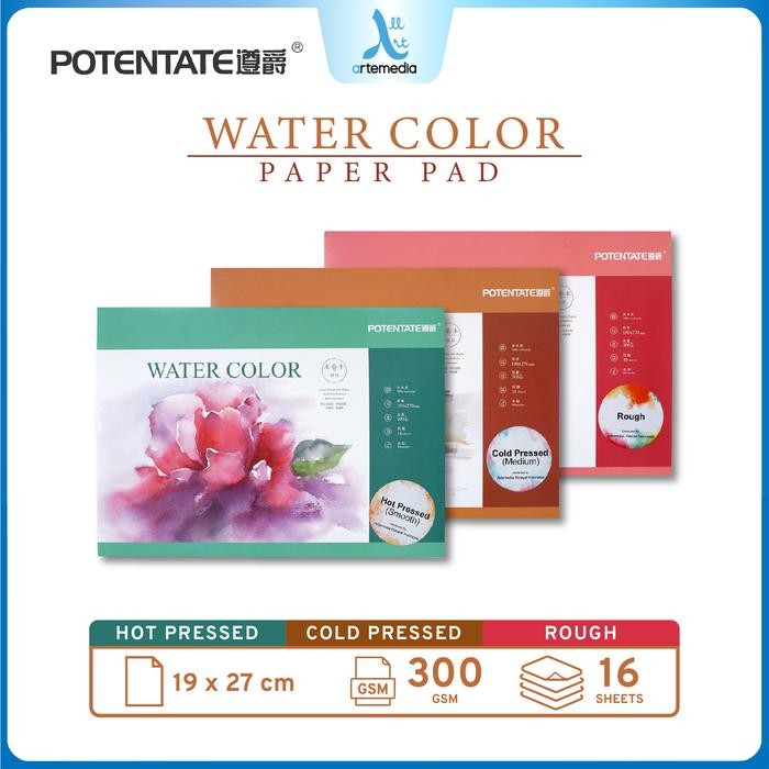 

Kertas Cat Air Potentate 19X27Cm Watercolor Paper Pad #Gratisongkir