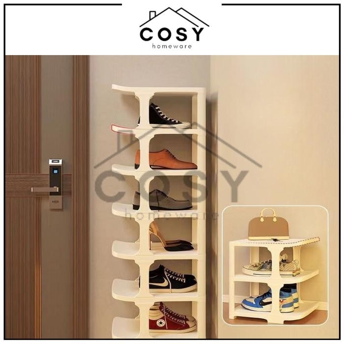 KirimcepatBoz- Cosy Rak Sepatu Sandal Susun Minimalis Kuat Kokoh Kualitas Tinggi / Rak Sepatu Mudah