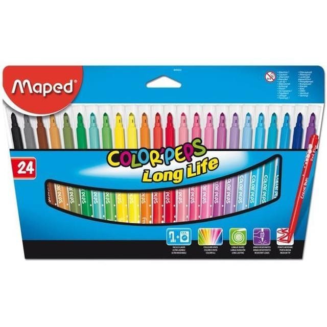 

Maped Spidol Felt Pen 24' - Cardboard #Gratisongkir