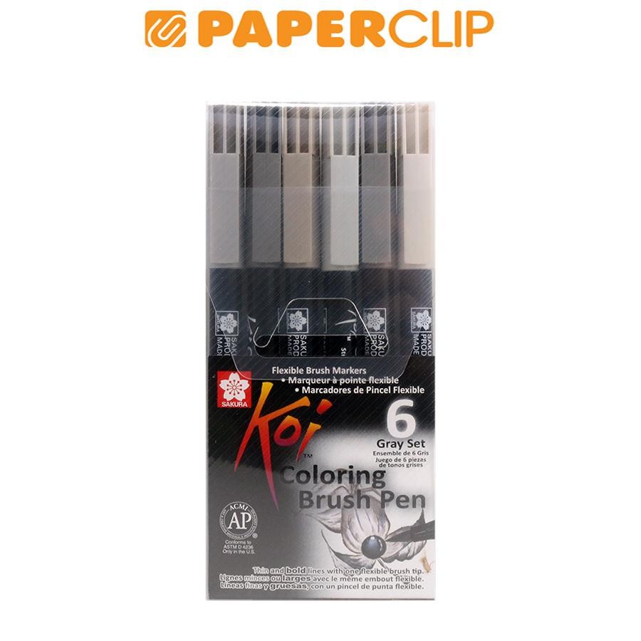 

COLNG PEN BRUSH SAKURA KOI GRAY SET XBR-S6