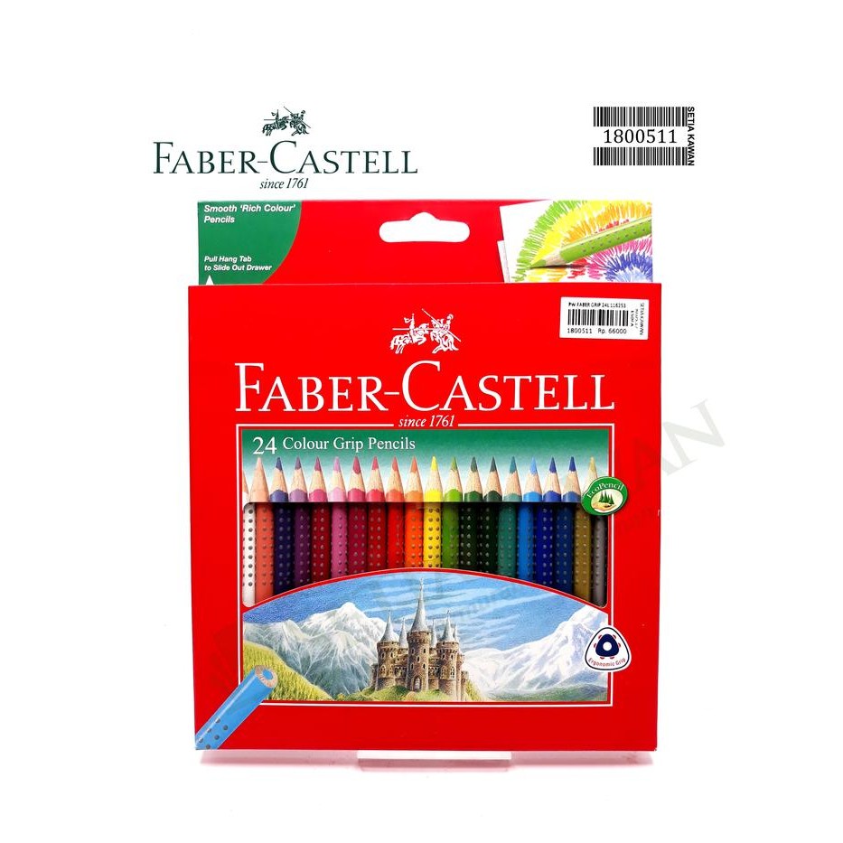 

Pensil Warna Grip Faber Castell 24 Warna #Gratisongkir