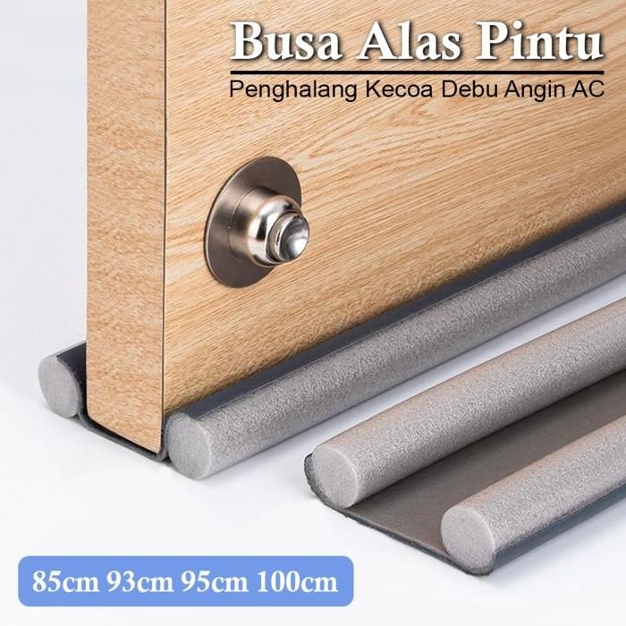 H0M3Sweet- Busa Penutup Celah Bawah Pintu Lis Alas Penghalang Debu Anti Kecoa Kedap Suara Seal