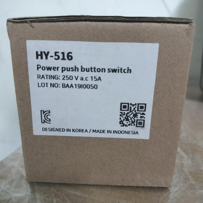 PUSH BUTTON SWITCH HY-516 HANYOUNG NUX