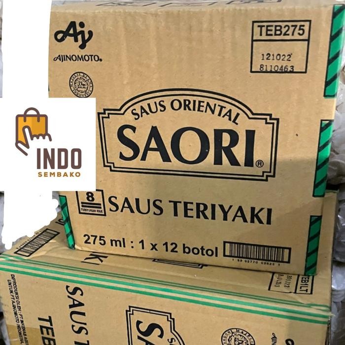 

Ready Saori Saos Teriyaki 275 Ml Dus Isi 12 Botol / Saori Saus Teriyaki Dus
