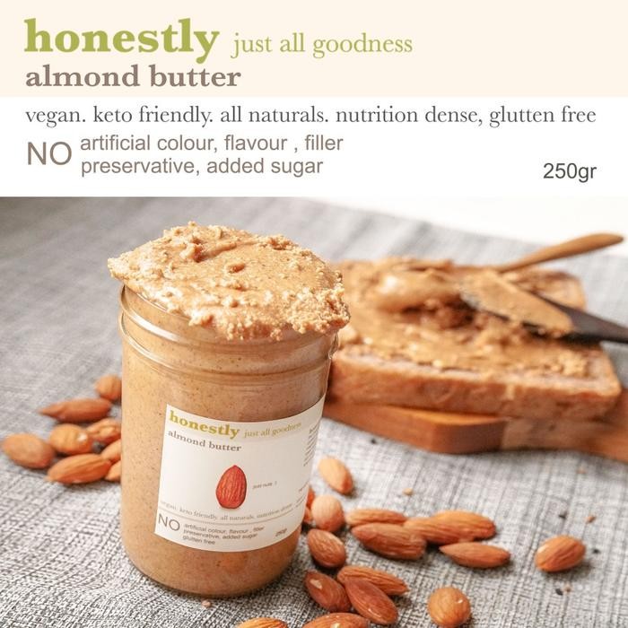 

Ready Honestly Almond Butter Unsweetened Vegan Keto Glutenfree