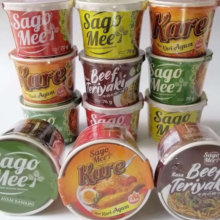 

Kualitas No1 Sago Mee Paket Dus 12 Cup Mix/Pilih Rasa Mie Instan Sehat Enak