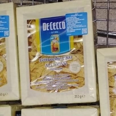 

Kualitas No1 Dececco Fettucinne All Uovo Pasta 250Gr