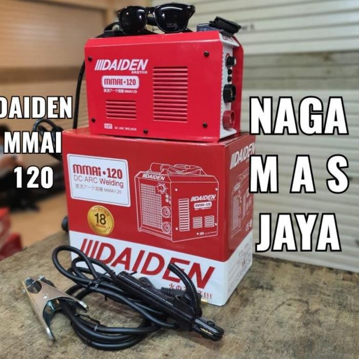Ready MESIN LAS DAIDEN MMAi 120 TRAVO LAS INVERTER DAIDEN MMAI 120 MESIN LAS