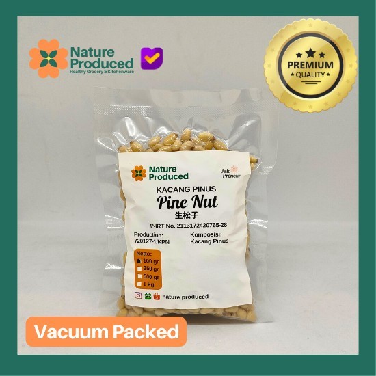 

PastikanTerjaminMutunya- Nature Produced Roasted Pine Nut Pinus Panggang 100gr 250gr 500gr 1kg