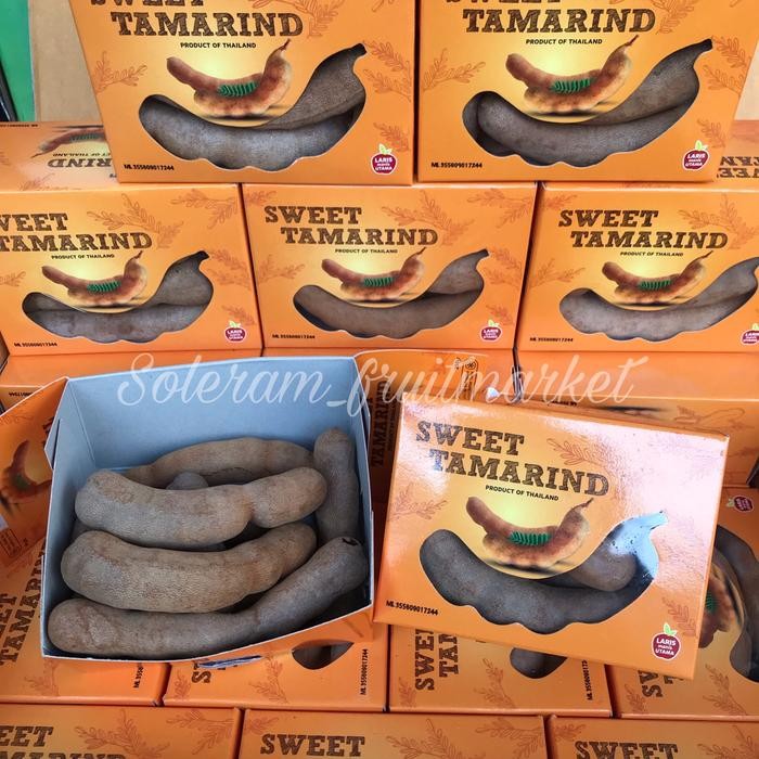 

PastikanTerjaminMutunya- Buah tamarind tamarin Asem Asam Manisan Bangkok Thailand 250gr