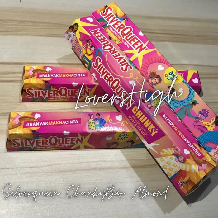 

PastikanTerjaminMutunya- SilverQueen Chunky Bar 95gr Valentine Edition / Coklat Besar
