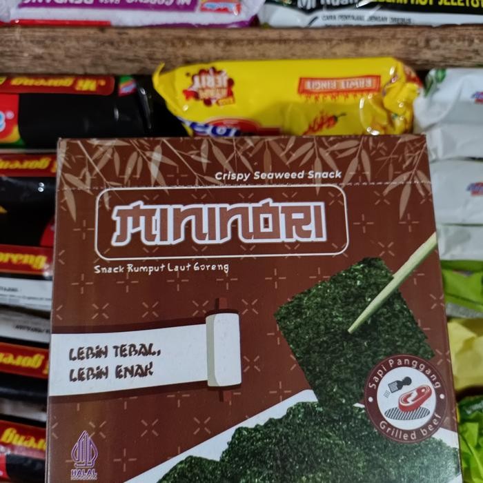 

PastikanTerjaminMutunya- snack rumput laut mininori varian rasa
