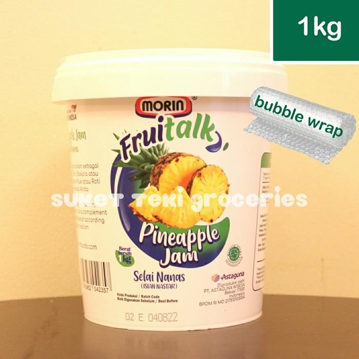 

PastikanTerjaminMutunya- Morin Selai Nanas Isian Nastar 1kg Fruitalk Pail kemasan Original