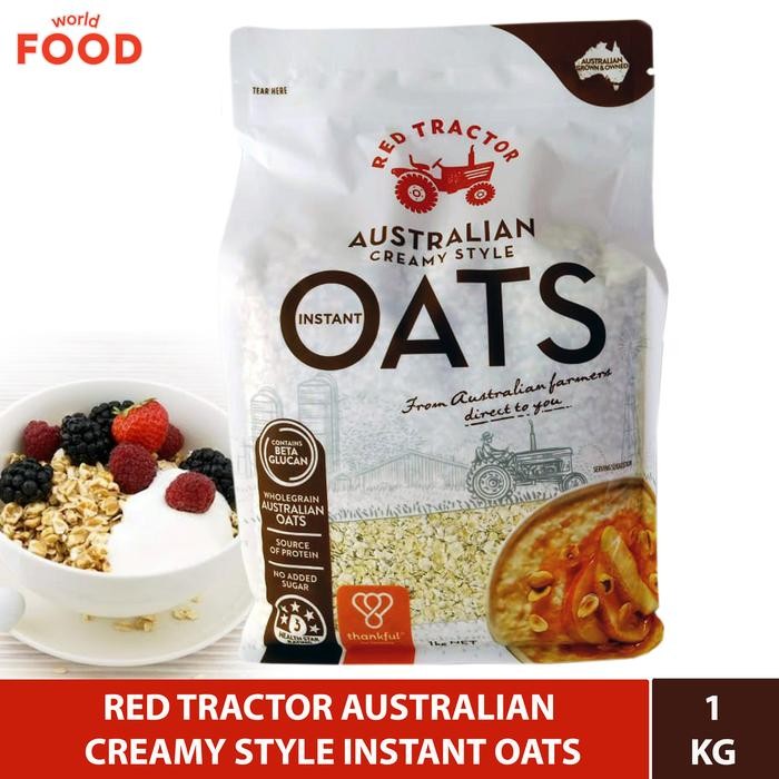 

PastikanTerjaminMutunya- RED TRACTOR AUSTRALIAN INSTAN OATS 1KG