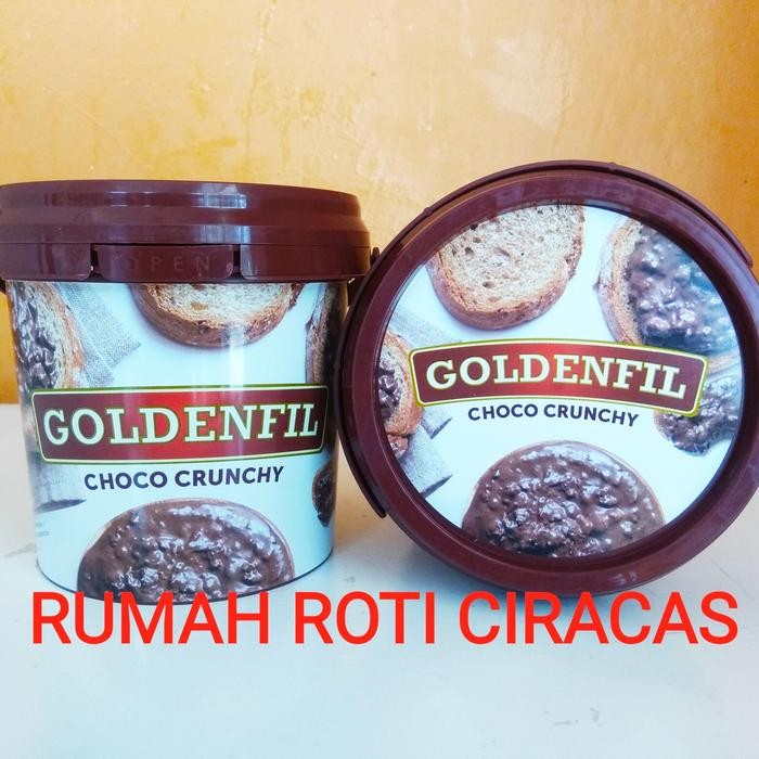 

PastikanTerjaminMutunya- GOLDENFIL CHOCO CRUNCHY 1KG COKLAT CRUNCY 1 KG ISIAN OLEH ROTI