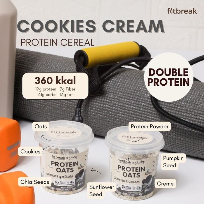 

PastikanTerjaminMutunya- Protein Oats Paket 6 gratis 2 Tinggi Serat / Healthy snack