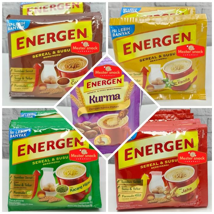 

PastikanTerjaminMutunya- Energen Sereal 29 gram (1 renceng isi 10 sachet)