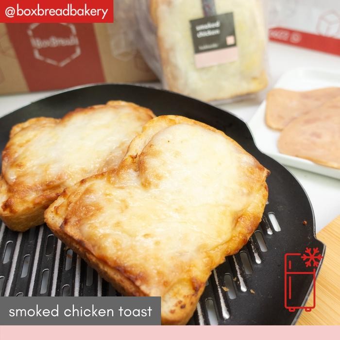 

PastikanTerjaminMutunya- Roti Keju Ayam Keju Smoked Chicken Cheese Toast - BoxBread Frozen