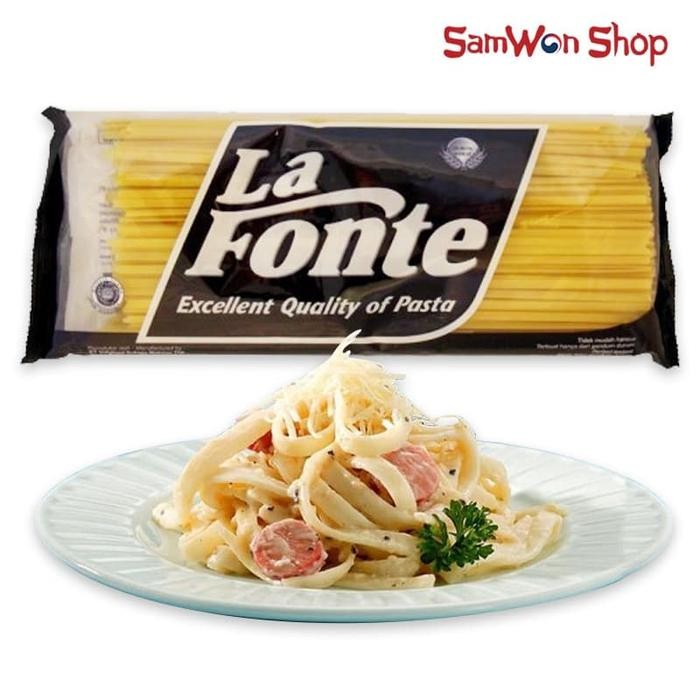 

PastikanTerjaminMutunya- LA FONTE PASTA FETTUCINE NO 31 750 GR / FETUCINI PASTA INSTANT