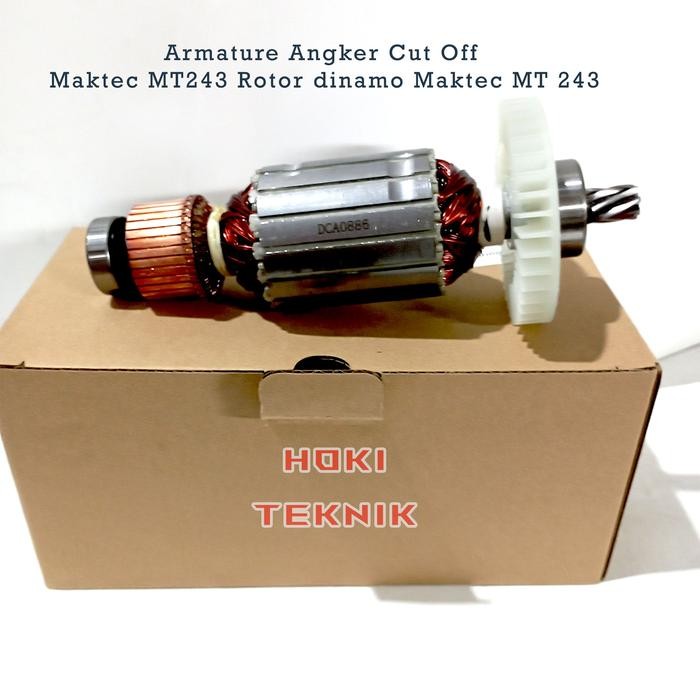 Armature Angker Cut Off Maktec MT243 Rotor dinamo Maktec MT 243