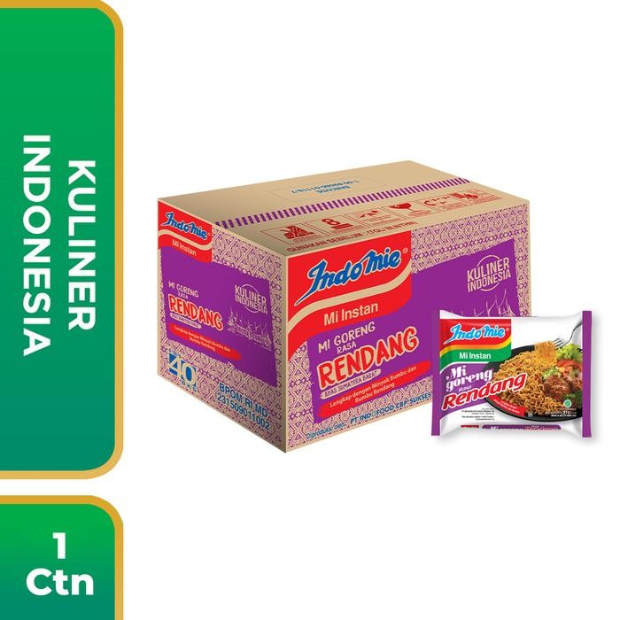 

SemuAReadyYaB0Zq- 1 Dus isi 40 Pcs - Indomie Goreng Rendang