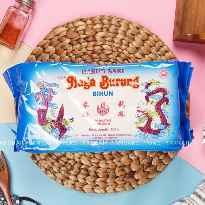 

SemuAReadyYaB0Zq- Bihun Beras Naga Burung Harum Sari 500 gr / Rice Vermicelli