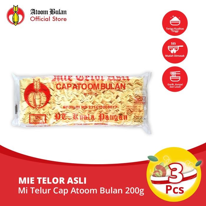 

SemuAReadyYaB0Zq- Mie Telor Asli Cap Atoom Bulan (3 pcs)