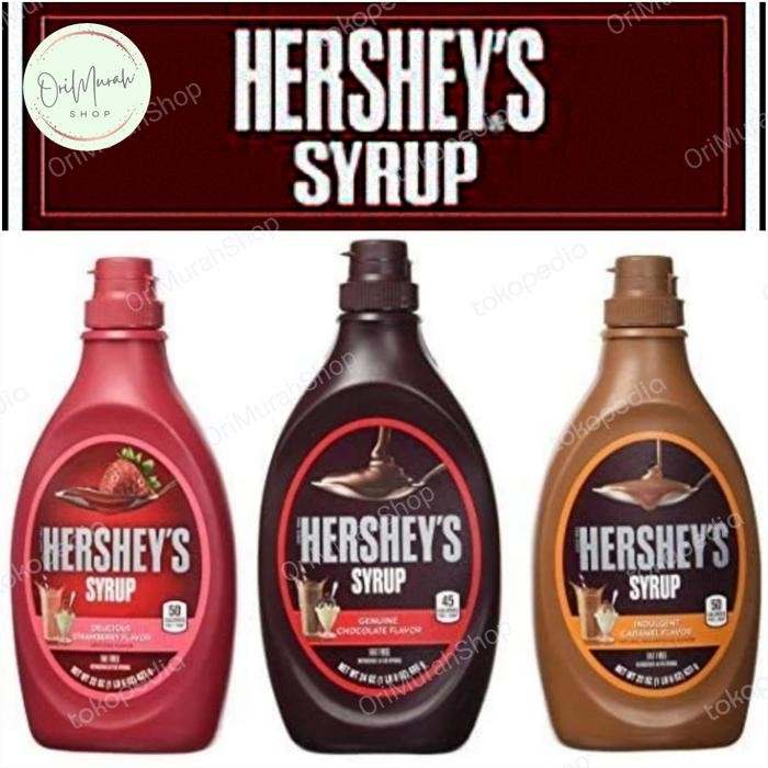 

SemuAReadyYaB0Zq- Hershey's Syrup Chocolate Strawberry Caramel Hershey Topping Coklat
