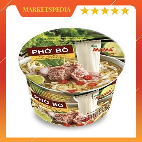 

SemuAReadyYaB0Zq- MAMA RICE NOODLE BEEF PHO BO BOWL 65G