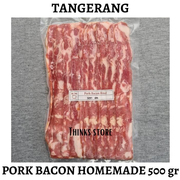 

BnyKBonusBelidiMari- PORK BACON BABI 500 gram FROZEN (NON HALAL) - GOJEK/GRAB ONLY