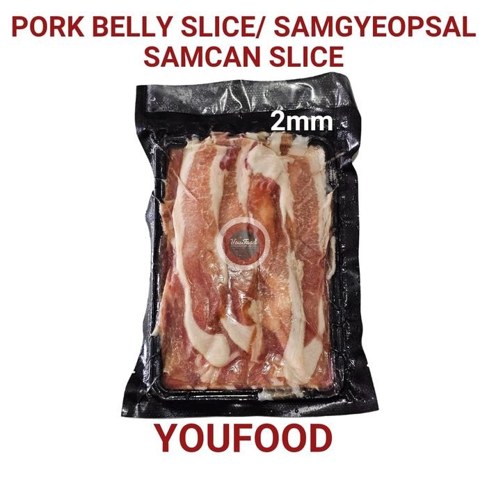 

BnyKBonusBelidiMari- SAMGYEOPSAL KOREA / BALI PORK BELLY SLICE 2mm 500gr - GOJEK/GRAB