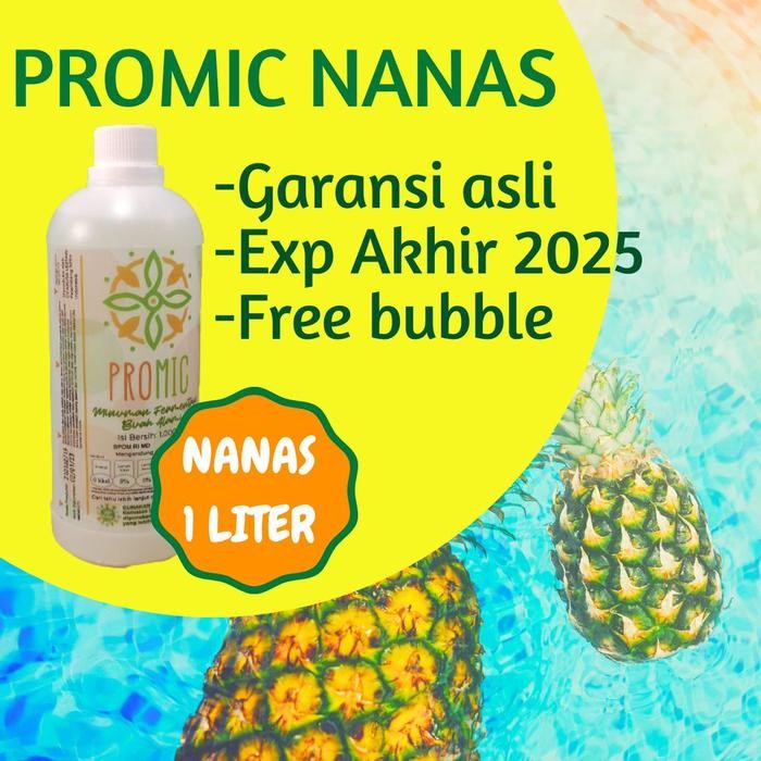 

BnyKpilihAnSkrG- Promic Biang Nanas 1Liter Asli Probiotik Asam Lambung Maag Gerd