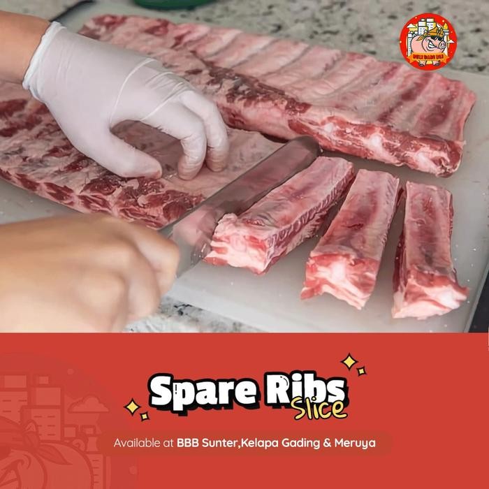 

BnyKBonusBelidiMari- IGA BAKUT MURNI SPARE RIBS BALI POTONG SLICE SIAP MASAK BAKUTTEH / BBQ