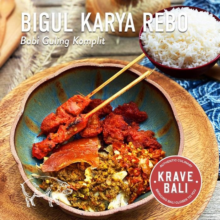 

BnyKBonusBelidiMari- Bigul Karya Rebo Babi Guling - Ready to Eat - Krave Bali