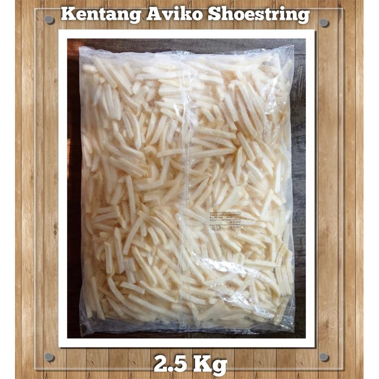 

BnyKBonusBelidiMari- Aviko Kentang Beku 2.5 KG Kemasan Polos (Shoestring-Straight -Crincle)