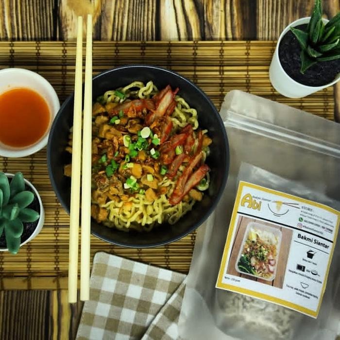 

BnyKBonusBelidiMari- Bakmi Siantar Abi - Mie telur homemade fresh / frozen - Daging Babi