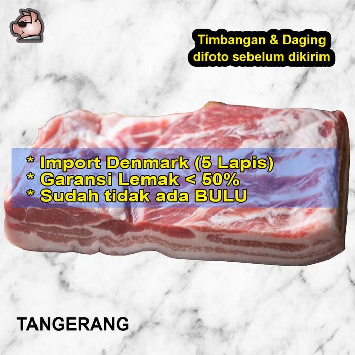 

BnyKBonusBelidiMari- Daging Babi Samcan / Porkbelly / Pork Belly mentah - 500 gram