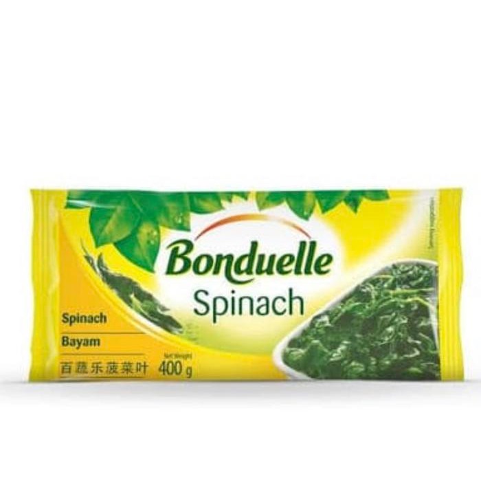 

BnyKBonusBelidiMari- bonduelle spinach frozen sayur daun bayam beku 400 gr