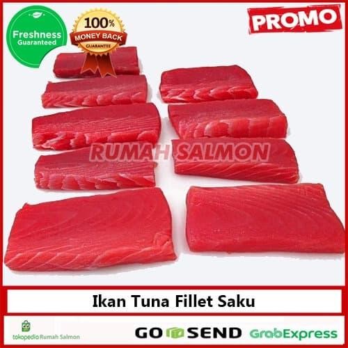 

PastiFreShNya- Ikan Tuna Fillet Saku/Fillet Tuna Untuk Sashimi Fresh/Frozen