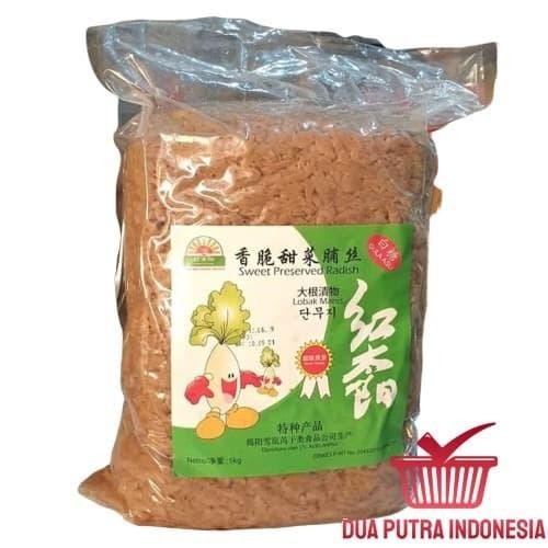 

BnyKBonusBelidiMari- LOBAK MANIS/ SWEET PRESERVED RADISH (CAIPO COKLAT) 5 KG