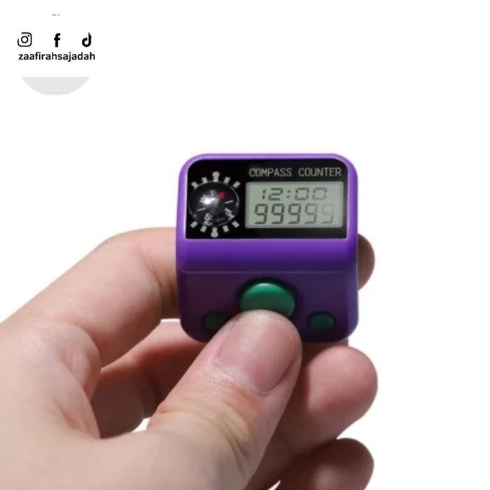 Alwan- Tasbih Digital Dengan Kompas Arah Sholat Dan Jam